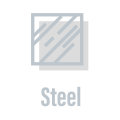 Korpuso medžiaga - Steel